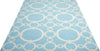 Nourison Sun and Shade SND02 Connected Aquamarine Area Rug by Waverly Main Image