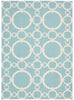 Nourison Sun and Shade SND02 Connected Aquamarine Area Rug by Waverly main image
