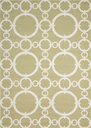 Nourison Sun and Shade SND02 Connected Citrine Area Rug by Waverly 7'9'' X 10'10''