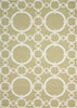 Nourison Sun and Shade SND02 Connected Citrine Area Rug by Waverly 10' X 13'