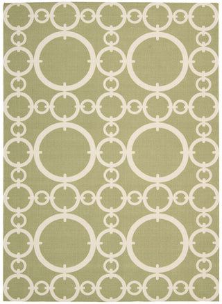 Nourison Sun and Shade SND02 Connected Citrine Area Rug by Waverly main image