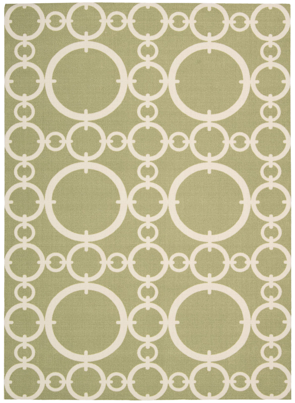 Nourison Sun and Shade SND02 Connected Citrine Area Rug by Waverly main image