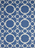 Nourison Sun and Shade SND02 Connected Navy Area Rug by Waverly 7'9'' X 10'10''