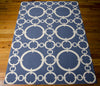 Nourison Sun and Shade SND02 Connected Navy Area Rug by Waverly 6' X 8' Floor Shot