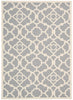 Nourison Sun and Shade SND04 Lovely Lattice Grey Area Rug by Waverly main image