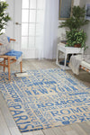 Nourison Sun and Shade SND10 Pattern Destinations Citrus Area Rug by Waverly Room Image