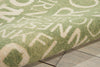 Nourison Sun and Shade SND10 Pattern Destinations Wasabi Area Rug by Waverly Detail Image