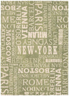 Nourison Sun and Shade SND10 Pattern Destinations Wasabi Area Rug by Waverly main image