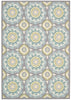 Nourison Sun and Shade SND16 Solar Flair Jade Area Rug by Waverly main image