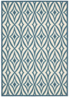Nourison Sun and Shade SND19 Centro Azure Area Rug by Waverly main image