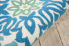 Nourison Sun and Shade SND23 Sweet Things Marine Area Rug by Waverly Pile