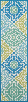 Nourison Sun and Shade SND23 Sweet Things Marine Area Rug by Waverly Runner