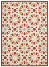 Nourison Sun and Shade SND29 Starry Eyed Flamingo Area Rug by Waverly