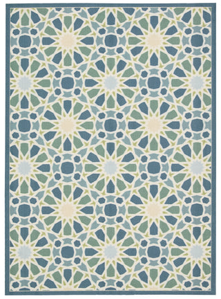 Nourison Sun and Shade SND29 Starry Eyed Porcelain Area Rug by Waverly main image