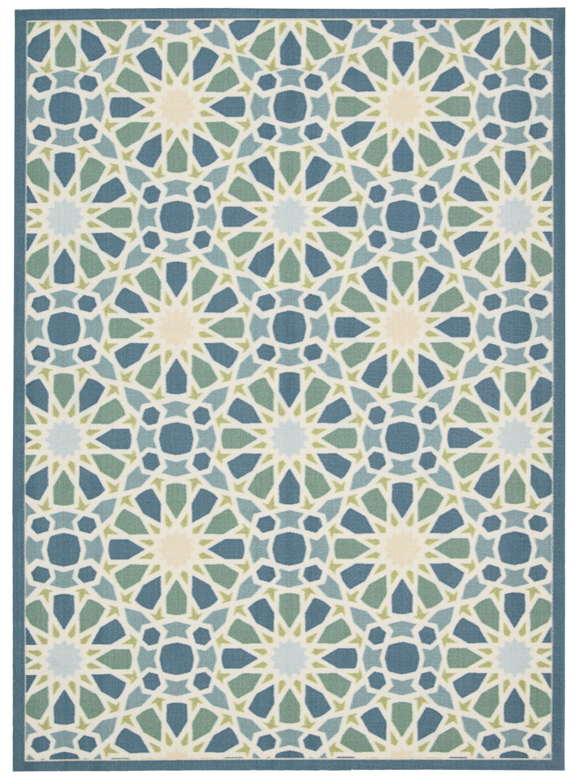 Nourison Sun and Shade SND29 Starry Eyed Porcelain Area Rug by Waverly main image