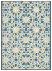 Nourison Sun and Shade SND29 Starry Eyed Porcelain Area Rug by Waverly