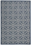 Nourison Sun and Shade SND31 Lace It Up Navy Area Rug by Waverly main image