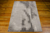 Nourison Soho SOH07 Grey Area Rug 6' X 8' Floor Shot Feature