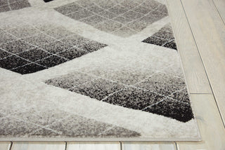 Nourison Soho SOH03 Grey Area Rug Detail Image