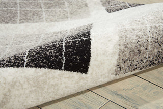 Nourison Soho SOH03 Grey Area Rug Detail Image