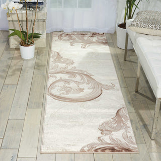 Nourison Soho SOH05 Beige Area Rug Room Image Feature