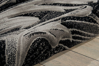 Nourison Soho SOH05 Black Grey Area Rug Detail Image