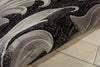 Nourison Soho SOH05 Black Grey Area Rug Detail Image