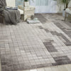 Nourison Soho SOH07 Grey Area Rug Room Image