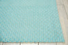 Nourison Sojourn SOJ01 Aqua Area Rug Detail Image