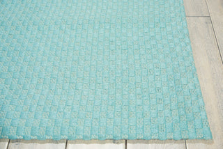 Nourison Sojourn SOJ01 Aqua Area Rug Detail Image