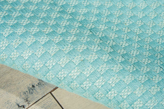 Nourison Sojourn SOJ01 Aqua Area Rug Detail Image