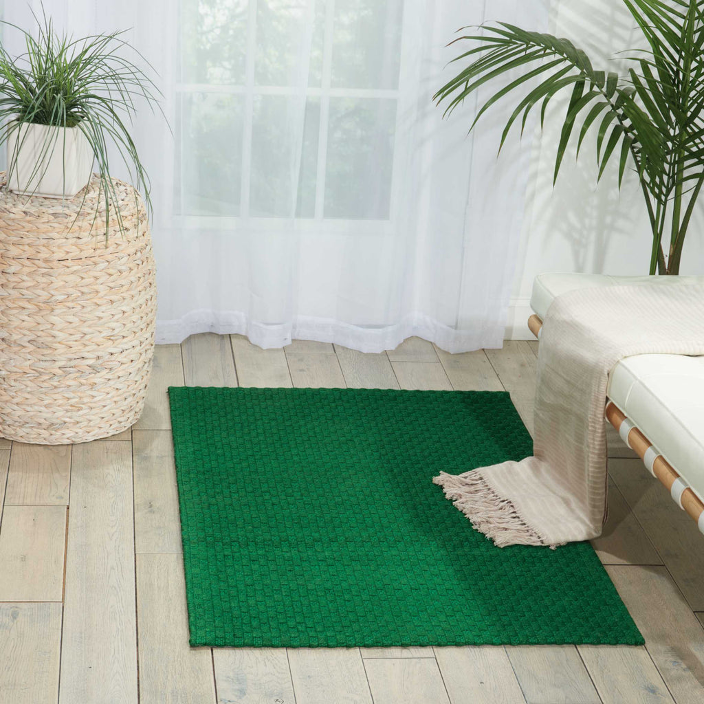 Nourison Sojourn SOJ01 Green Area Rug Room Image Feature