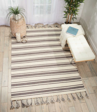 Nourison Solano SLN01 Ivory/Grey Area Rug Room Image