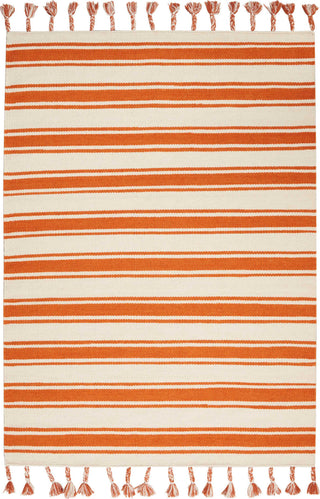 Nourison Solano SLN01 Ivory/Orange Area Rug