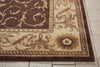 Nourison Somerset ST02 Brown Area Rug Detail Image