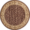 Nourison Somerset ST02 Brown Area Rug 5' 6'' Round