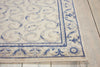 Nourison Somerset ST02 Ivory Blue Area Rug Detail Image