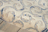 Nourison Somerset ST02 Ivory Blue Area Rug Detail Image