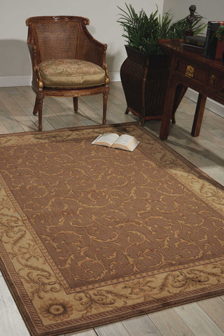 Nourison Somerset ST02 Khaki Area Rug Room Image