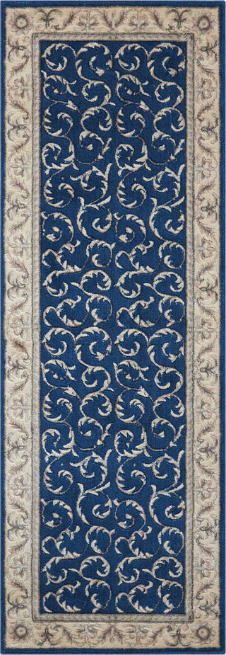 Nourison Somerset ST02 Navy Area Rug 2' X 5'9'' Runner