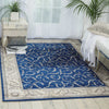 Nourison Somerset ST02 Navy Area Rug Room Scene Featured