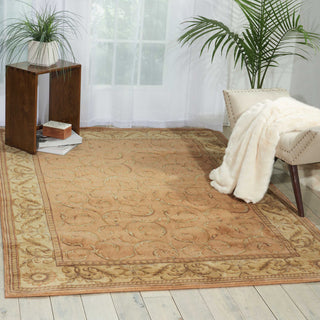 Nourison Somerset ST02 Peach Area Rug Room Image Feature