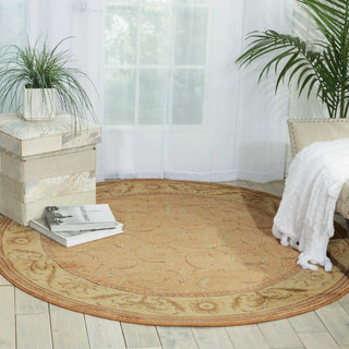 Nourison Somerset ST02 Peach Area Rug Room Image