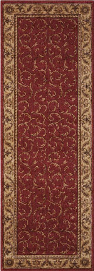 Nourison Somerset ST02 Red Area Rug