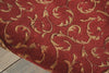 Nourison Somerset ST02 Red Area Rug Detail Image