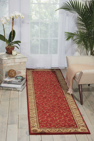 Nourison Somerset ST02 Red Area Rug Room Image