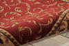 Nourison Somerset ST02 Red Area Rug Detail Image