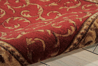 Nourison Somerset ST02 Red Area Rug Detail Image