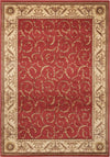 Nourison Somerset ST02 Red Area Rug 5'3'' X 7'5''