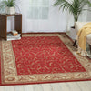 Nourison Somerset ST02 Red Area Rug Room Image